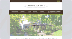 Desktop Screenshot of amarre-aux-anges.be
